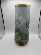 ANTICO VASO FIORI E UCCELLINI