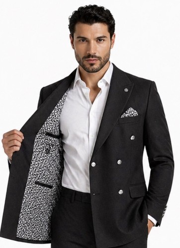 Owen abito uomo nero pezzi - abito,