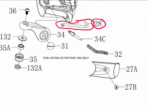 Penn reel part 28 ssvi8500 - penn,