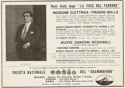 Pub 1926 petrolini - pub.1926, dischi