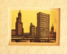 Bernard Buffet - New York - Litografia vintage originale - 1967 - con cornice.