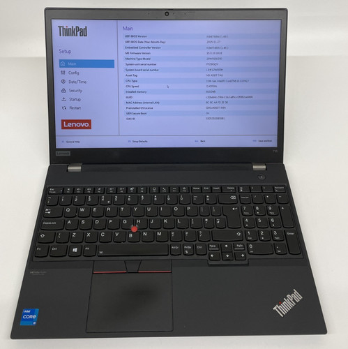 Lenovo thinkpad t15 gen - gen, 2