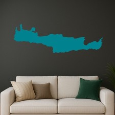 Adesivo murale isola di Creta