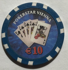 Pokerstar Vienna $10 chip di gioco Vienna Austria