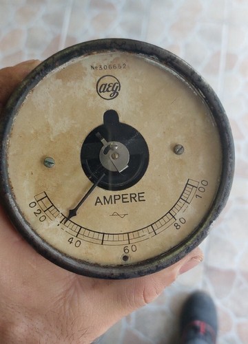 Antico amperometro archeologia - antico,