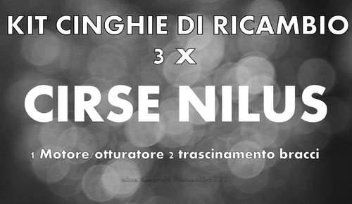 Kit cinghie ricambio 3 - ★, di