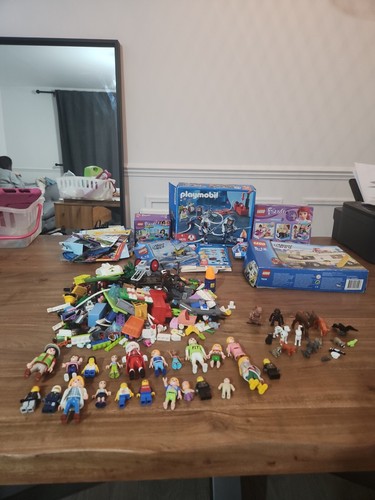 Pacchetto lego playmobil con - pacchetto, e
