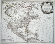 Mappa Dell'America Del Nord