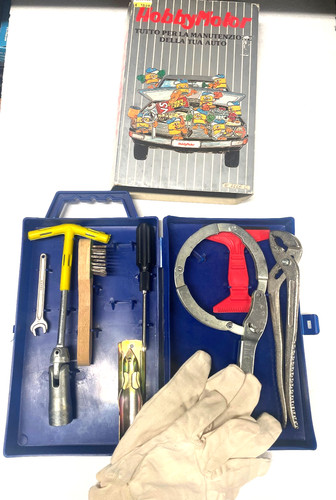 Kit attrezzi vintage valigetta - kit,
