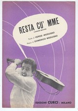 Spartito DOMENICO MODUGNO Resta cu' mme - Curci 1956