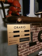 Insegna Targhetta No Smaltata