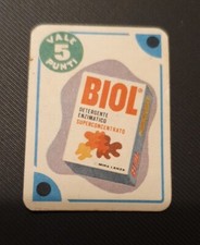 Figurina Mira Lanza 5 punti BIOL detergente collezione bordo bianco vintage rara