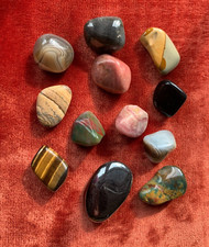 LOTTO 12 PIETRE DURE NATURALI. PERFETTE CONDIZIONI.