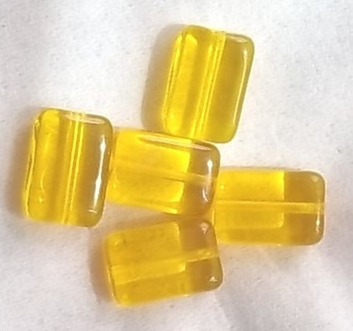 Perles verre rectangle - en,