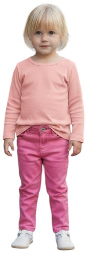Jeans denim rosa - , argento