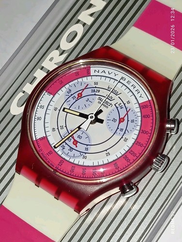Swatch chrono 1991 - swatch, navy