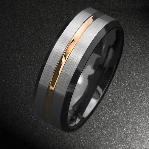 Anello uomo tungsteno - uomo, in