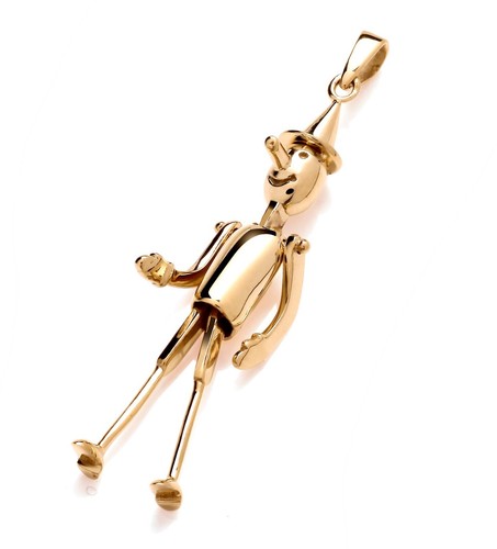 Ciondolo pinocchio - pinocchio, in