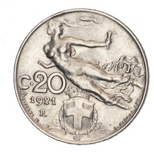 ITALIA 20 Centesimi 1921