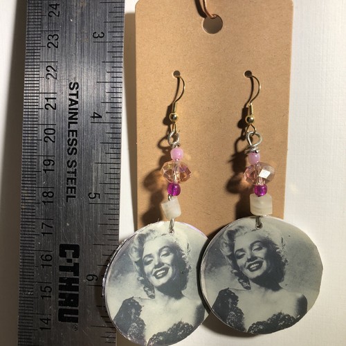 Marilyn monroe orecchini - marilyn, monroe,