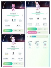  2Shiny mega Absol✨ Pokemon