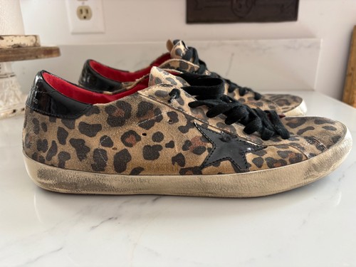 Mens leopard golden - mens, goose