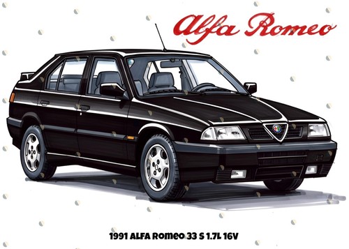 Alfa romeo 1 7l 16v - alfa, 33