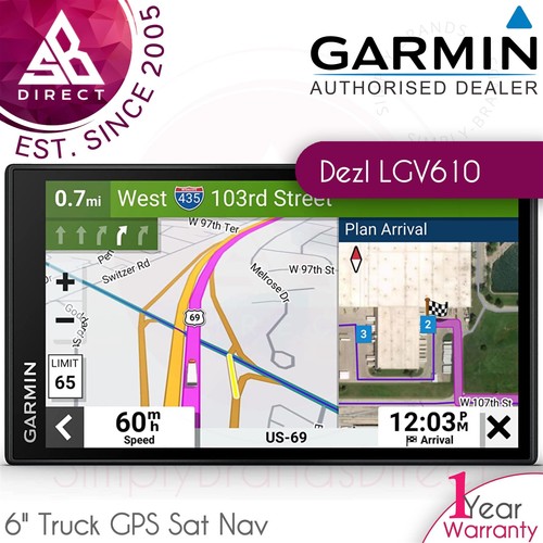Garmin dezl lgv610 - dezl, camion