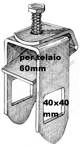 Staffa bloccaggio rullo - staffa,