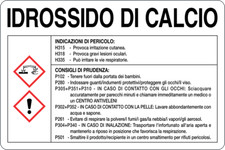 M-ITALY CARTELLO - IDROSSIDO
