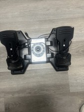 Configurazione simulatore di volo pc timone, pedali, quadrante acceleratore, giogo, pannello interruttore