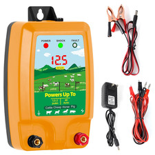 Elettrificatore 10Km Recinzione Elettrica Recinto Allevamento Animali Pollame