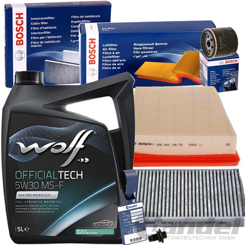 Filtro bosch wolf 5w30 - bosch, olio