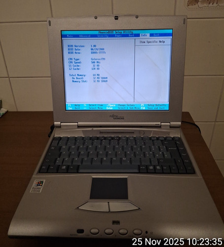 Notebook fujitsu siemens - fujitsu,