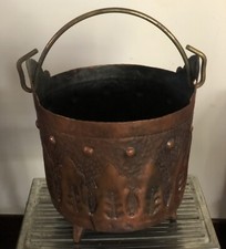 SECCHIO IN RAME DECORATO