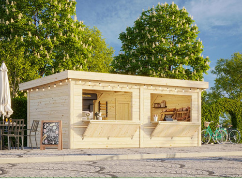Chiosco legno modello - in,