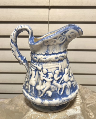 Brocca lavabo vintage - blu, e