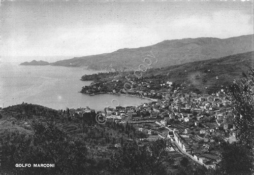Cartolina golfo marconi - cartolina,