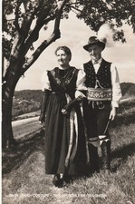 C3 - Cp Cartolina SIUSI Costumi - Fp Vg 1954