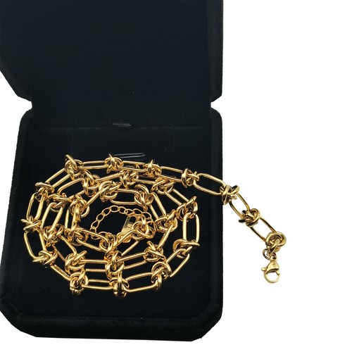 Collana catena annodata - , oro