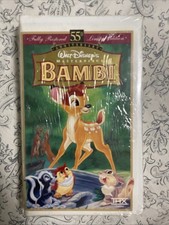 Sealed vhs bambi 55th - bambi,