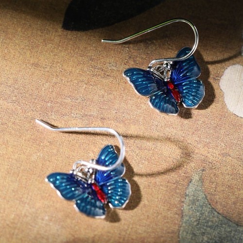 Orecchini cloisonné smaltati