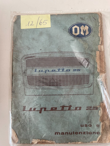 Libretto uso manutenzione om - libretto,