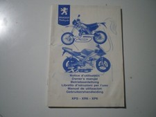 LIBRETTO MANUALE USO E MANUTENZIONE PEUGEOT XPS-XR6-XP6