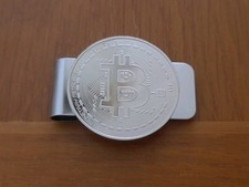 Elegante clip fermasoldi fermabanconote portasoldi portabanconote BitCoin 