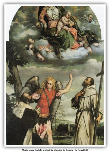 Madonna con bambino santi - con,