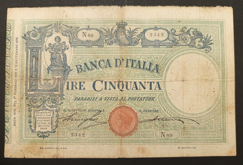 Lire 1906 bb - 50,