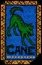 G 1354 C&C 3442 SCHEDA TELEFONICA USATA OROSCOPO CINESE CANE