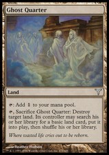 MTG GHOST QUARTER EXC - QUARTIERE FANTASMA - DIS - MAGIC