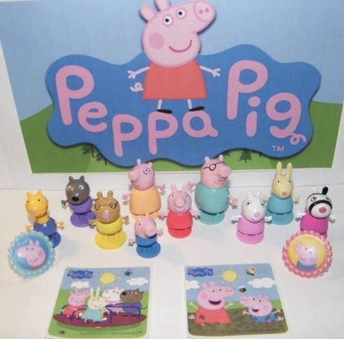 Peppa pig figures set 14 - pig,